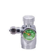 CO2 Flow Regulator (with one pressure meter) - Face-Up
